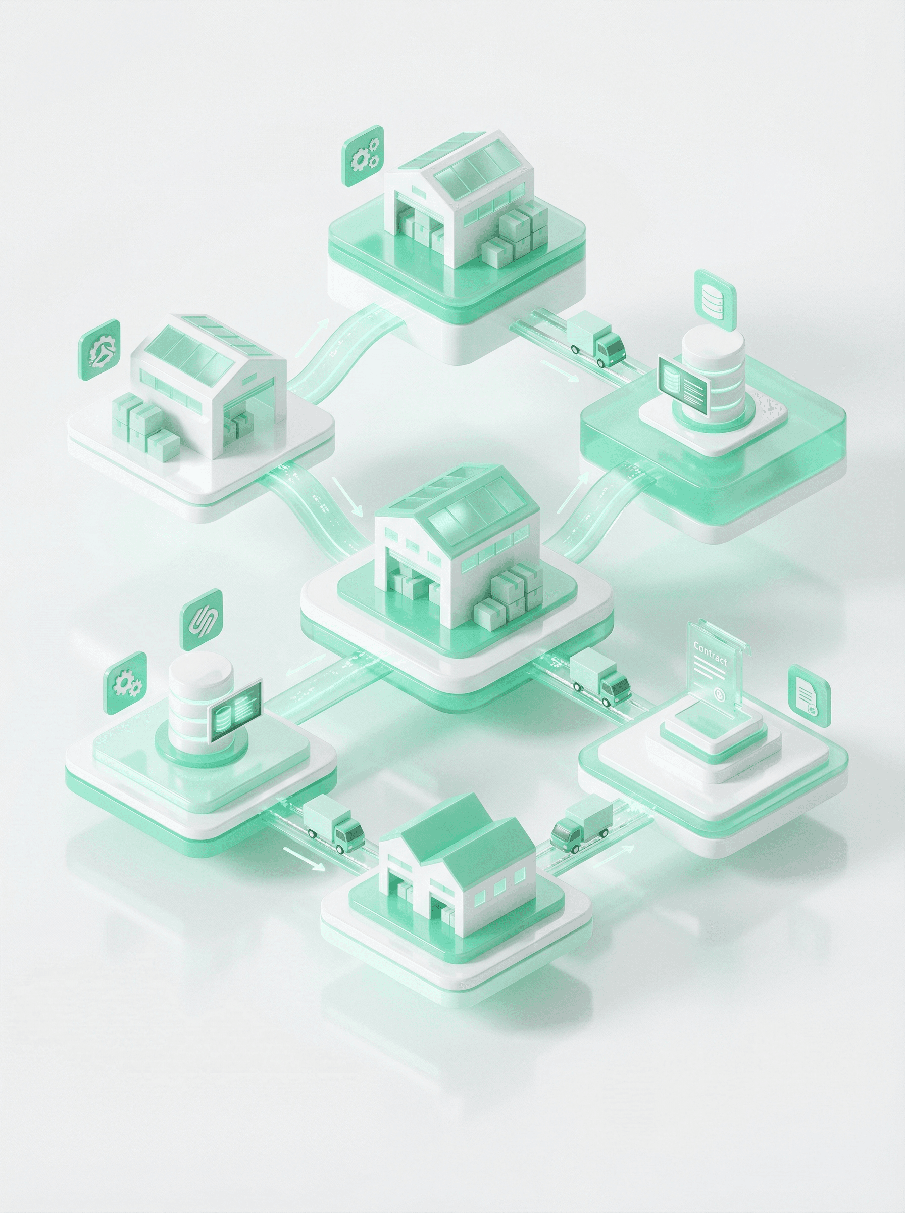Supply chain illustration